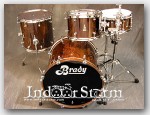 Brady 3pc Jarrah Ply Drum Set. Finish: Brady 3pc Jarrah Ply Drum Set. Finish: