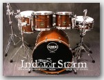 GMS Special Edition 5pc Ash Drum Set. Color: "Chestnut Stain Satin" GMS Special Edition 5pc Ash Drum Set. Color: "Chestnut Stain Satin"